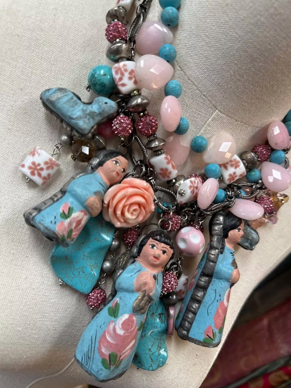 Art by Amy Labbe - Nativity Love Necklace - Picture 3 of 5